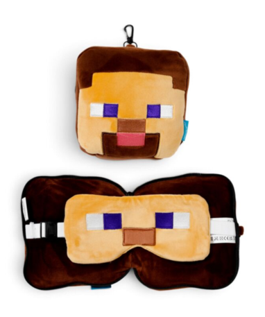 Minecraft Steve rejsepude med lynlås og maske