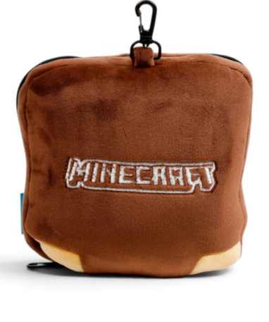 Minecraft Steve rejsepude med lynlås og maske