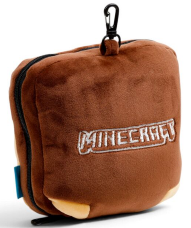 Minecraft Steve rejsepude med lynlås og maske