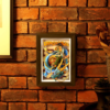 Dragon Ball Son Goku Tamashii Art-motiv vist på en væg