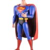 Superman actionfigur forfra med rød kappe
