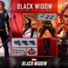Black Widow actionfigur med udstyr