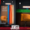 Joker samlerfigur og scenediorama fra to vinkler