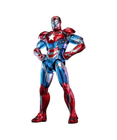 Iron Patriot Diecast figur 1/6 fra Hot Toys, 32 cm