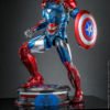 Iron Patriot med skjold på rund base