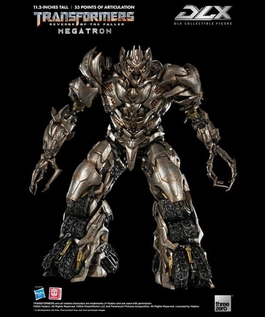 ThreeZero Transformers Revenge of the Fallen DLX Megatron actionfigur 1/6, 28,5 cm