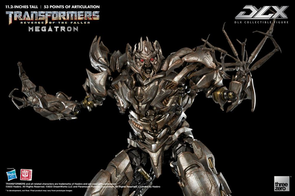 Megatron DLX actionfigur i høj positur