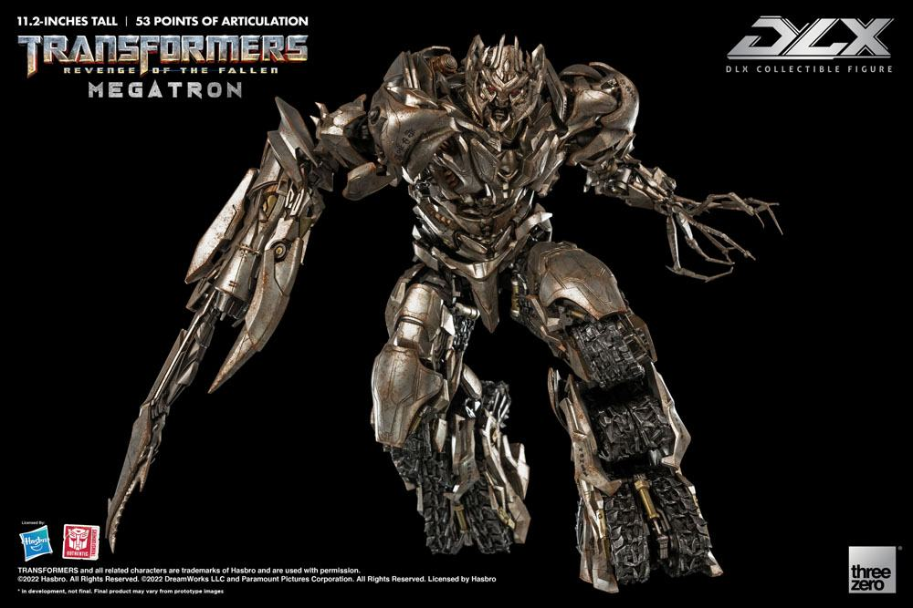 Megatron DLX actionfigur i bred positur