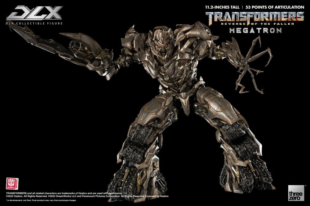 Megatron DLX actionfigur i nærbillede