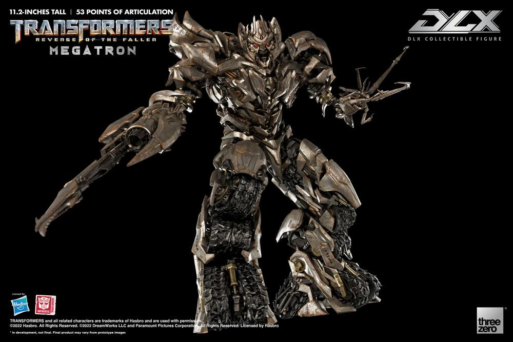 Megatron DLX actionfigur forfra med fusion cannon