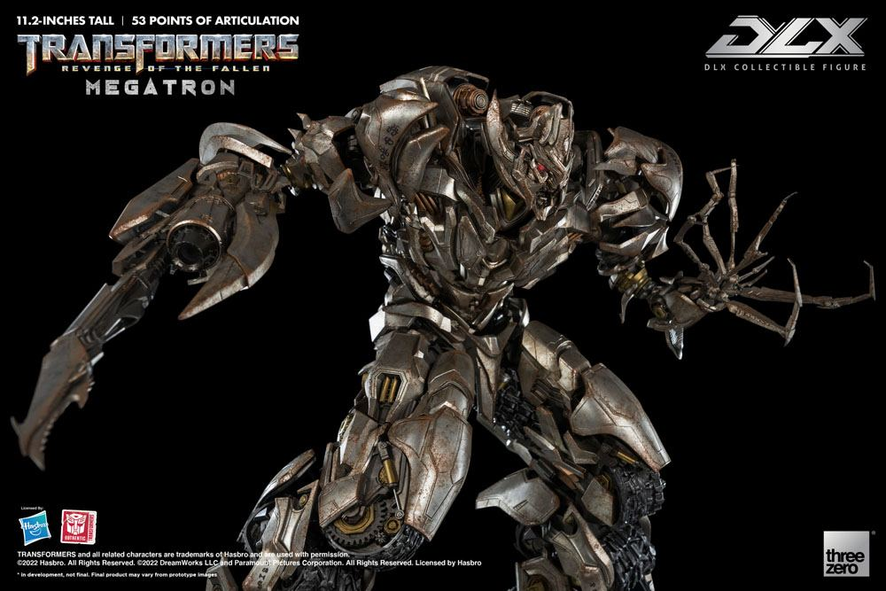 Megatron DLX actionfigur med løftet arm