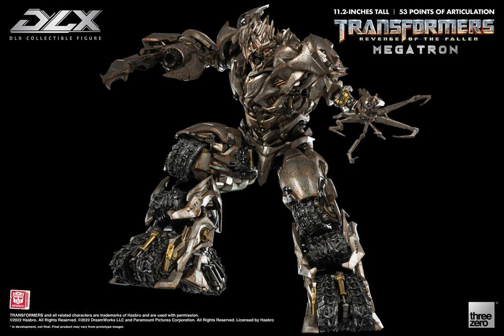 Megatron DLX actionfigur i sidevinkel