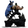 Batman og Bane diorama set fra flere vinkler og med nærbilleder