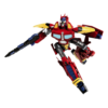Basara Prime actionfigur i robotform med våben
