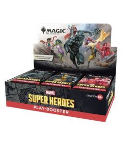Magic: The Gathering Marvel Super Heroes tysk Play Booster display