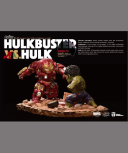 Marvel Hulkbuster vs Hulk Egg Attack Action diorama