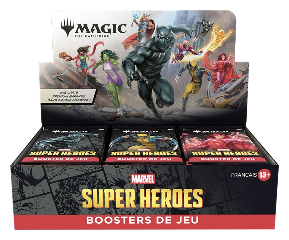 Magic: The Gathering Marvel Super Heroes display forfra