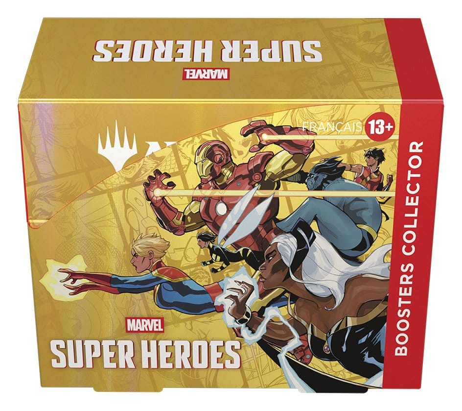 Magic: The Gathering Marvel Super Heroes Collector Booster display forfra