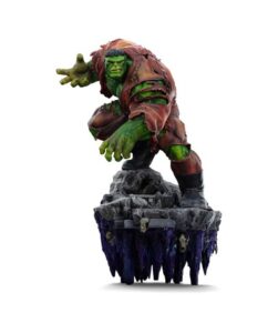 Hulk diorama set forfra på klippebase