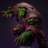 Nærbillede af Hulks ansigt og tøj