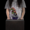 Hulk diorama vist sammen med en person for størrelsesindtryk
