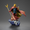 Adam Warlock statue med udfoldet rød kappe