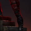 Detalje af Daredevils handske og stav
