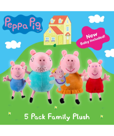 Gurli Gris bamsefamilie med 5 bamser, produktbillede 3