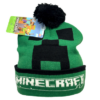 Grøn Minecraft hue med Creeper set fra en anden vinkel