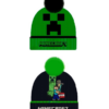 Illustration af grøn og sort Minecraft hue