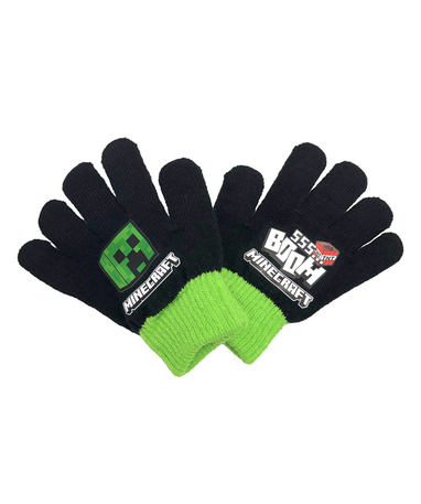Minecraft handsker med Creeper og BOOM