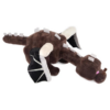 Minecraft Ender Drage bamse set fra siden med vinger og lang hale