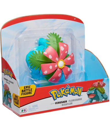 Pokémon Venusaur Epic Battle figur i original emballage