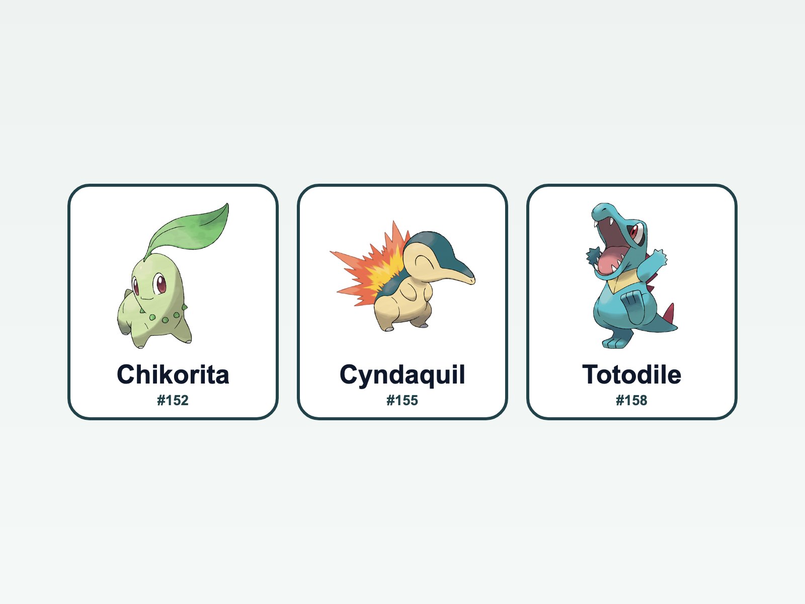 Pokémon generation 2: alle 100 nye Pokémon