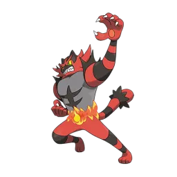 Incineroar fra Pokémon