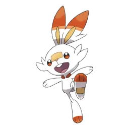 Scorbunny fra Pokémon