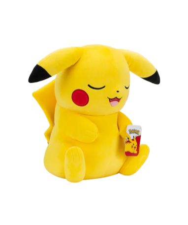 Sovende Pikachu bamse 45 cm fra Pokémon, produktbillede 2